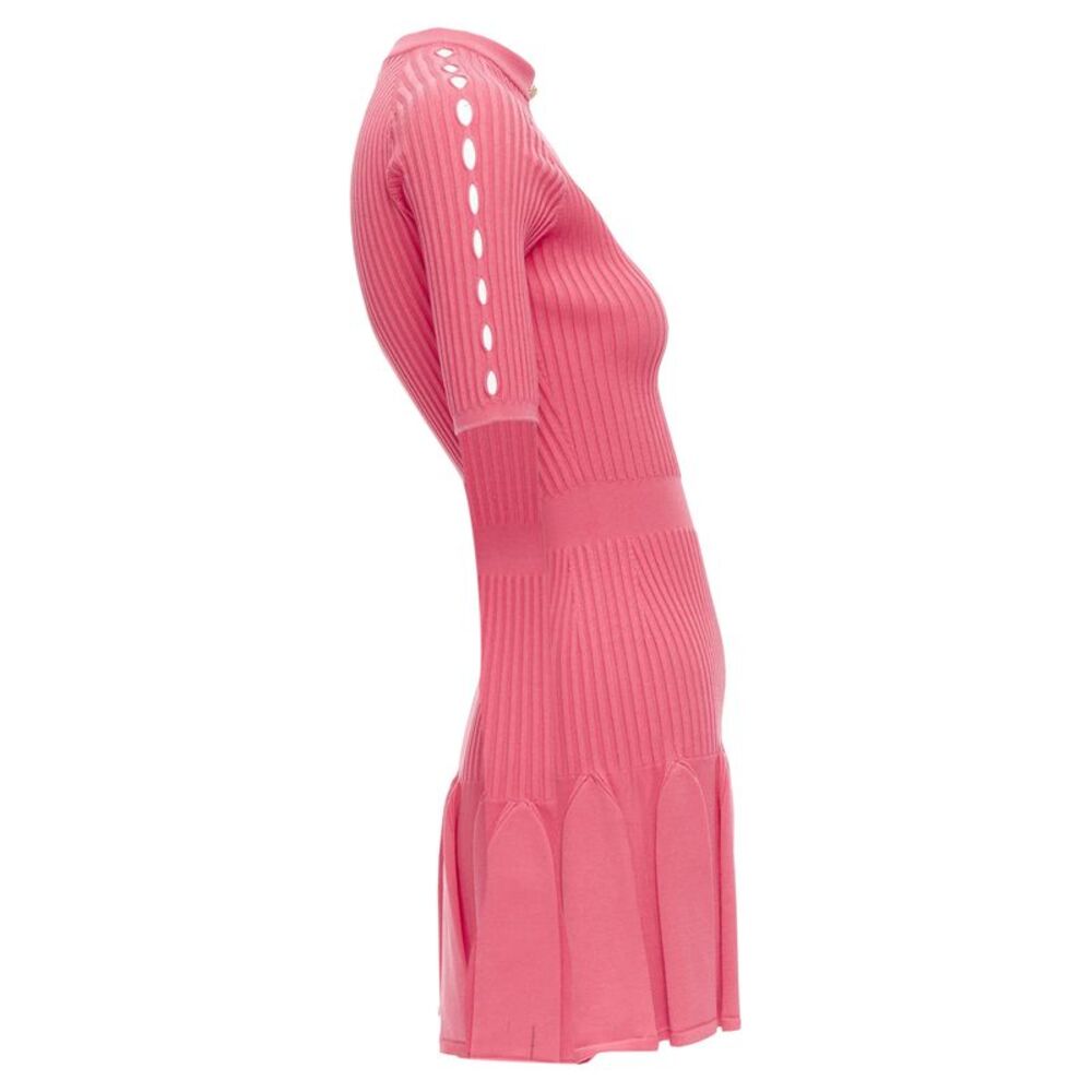 Balmain Keyhole Flutter Mini Dress - Picture 4 of 6